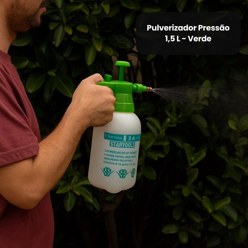Pulverizador Pressão - 1,5 L - Verde