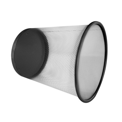 Cesto de Lixo Aramado de Ferro 10 Litros - Preta