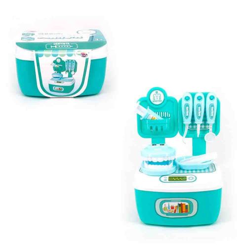 Brinquedo Infantil Mini Maleta faz de Conta Dentista