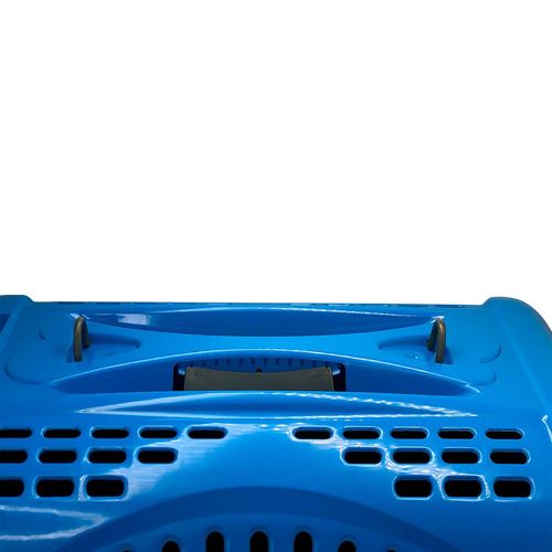 Caixa de Transporte para Pet - Azul e Preto