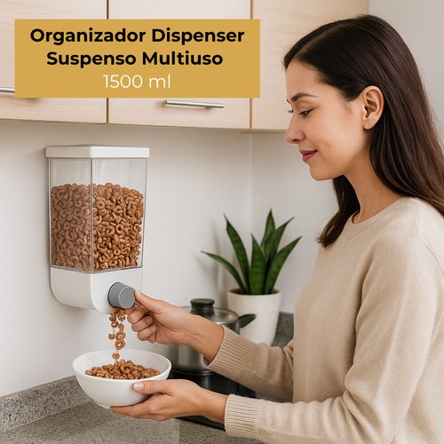 Organizador Dispenser Suspenso Multiuso 1500ml