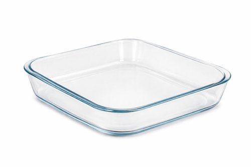 Assadeira Refratária Vidro Borossilicato 1,8l Quadrada