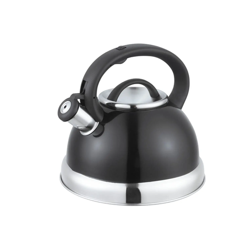 Chaleira com Apito em Inox Preto - 3 Litros