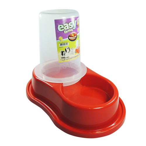 Bebedouro Automático Para Cães E Gatos Anti Formiga - Vermelho