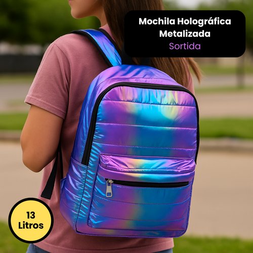 Mochila Holográfica Metalizada  - Sortida