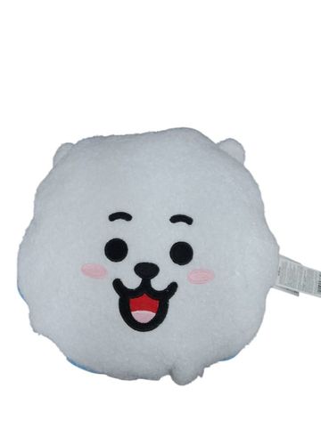 Manta Almofada Infantil Personagens Bt21 - Branca