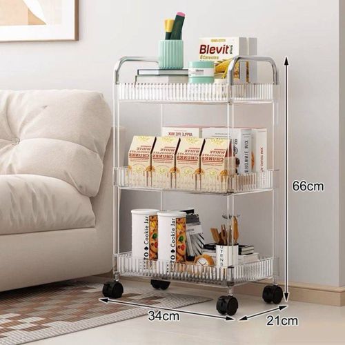 Carrinho Organizador Multiuso 3 andares