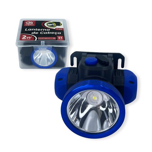 Lanterna De Cabeça Potente Led Recarregável Profissional 1200 mAh