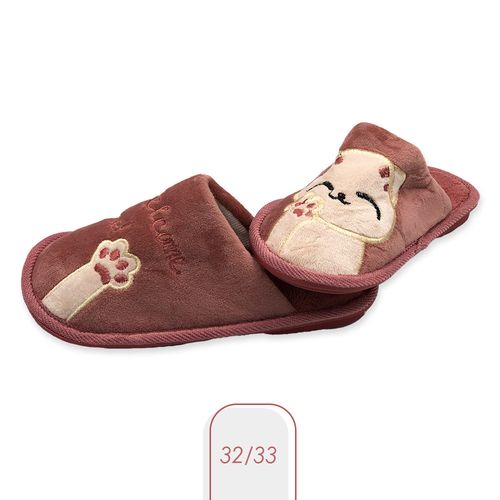 k4pvhmqavki-lg.jpg Pantufa Gatinho Infantil Rosa Tam. 32/33