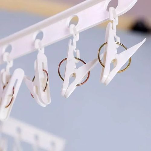 Cabideiro Articulado com Braços Giratórios - Branca