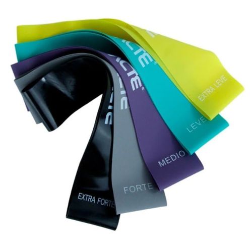 Kit Mini Faixa Elástica Band Com 5 Intensidades