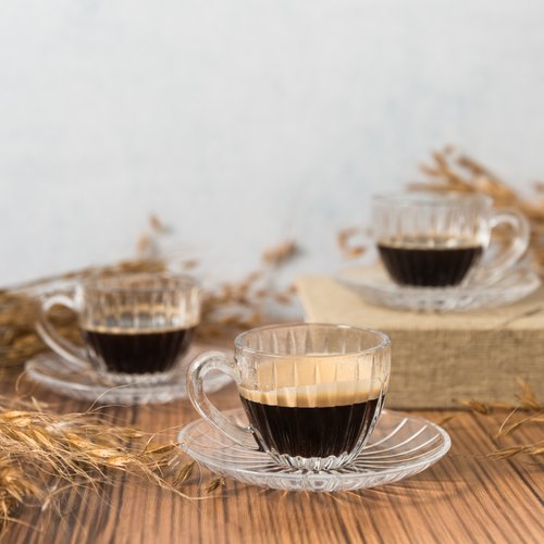 Xícara de Cristal Siena 90 ml - Jogo com 6