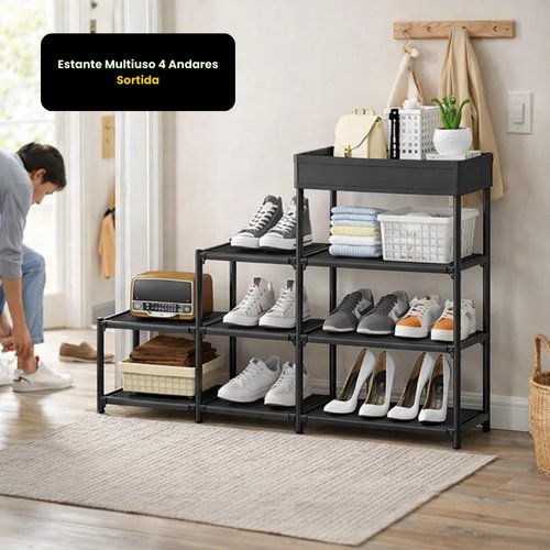 Estante Multiuso 4 Andares - Sortida