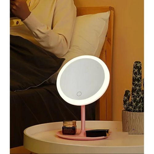 Espelho de Maquiagem Com LED e USB - Sortida