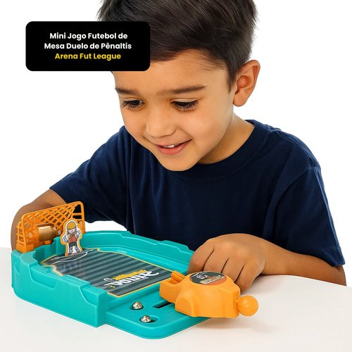 Mini Jogo Futebol De Mesa Duelo De Pênaltis Arena Fut League