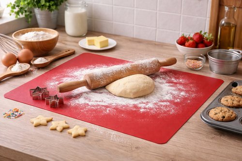 l8wmcvkujdn-lg.jpg Tapete Culinário De Silicone 40x30 - Vermelha
