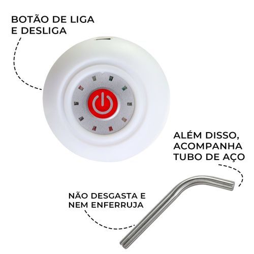 WE DROP - Bomba Recarregável Para Galão De Água Garrafão Elétrica