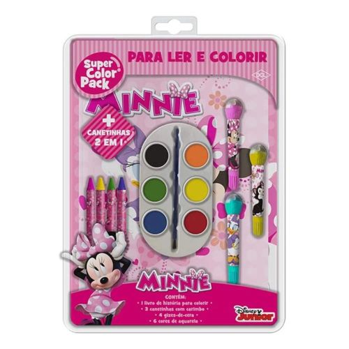 Livro Disney Super Color Pack - Minnie