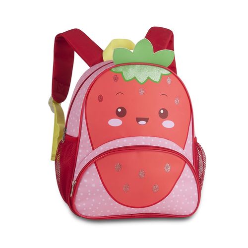 Mochila Infantil Escolar Passeio Costas Morango