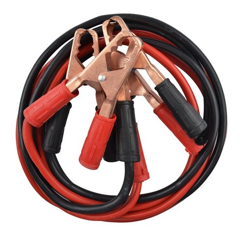 Kit 2 Cabos Para Recarga De Bateria Automotiva 600 Amp 2,5 Metros