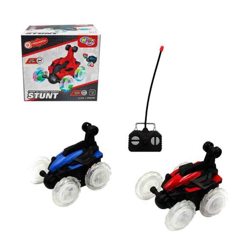 Carrinho de Controle Remoto Com Luzes e Som Giro de 360 graus - Sortido