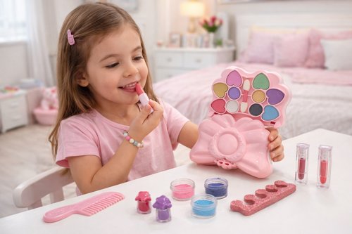 Kit de Maquiagem Infantil Fundo do Mar
