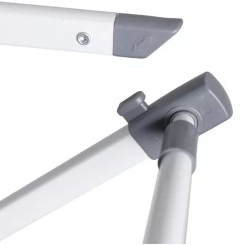 Varal Vertical Retrátil de Chão - Branco