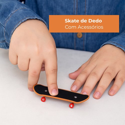 Skate de Dedo Com Acessórios