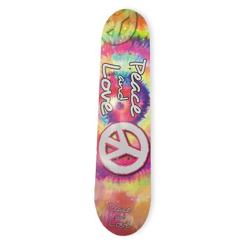 Skate Montado Semi Profissional Completo Peace And Love