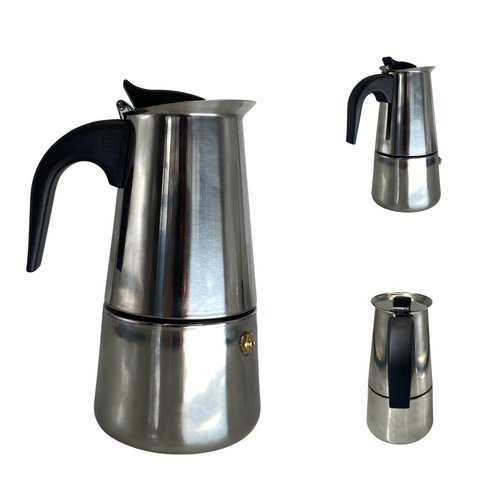 Cafeteira Tipo Italiana para 4 xicaras 200ml - Inox