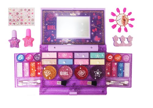 Kit Estojo de Maquiagem com Espelho