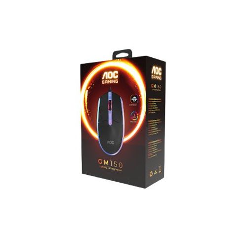 Mouse Para Jogos com Fio 2000 DPI - Preta