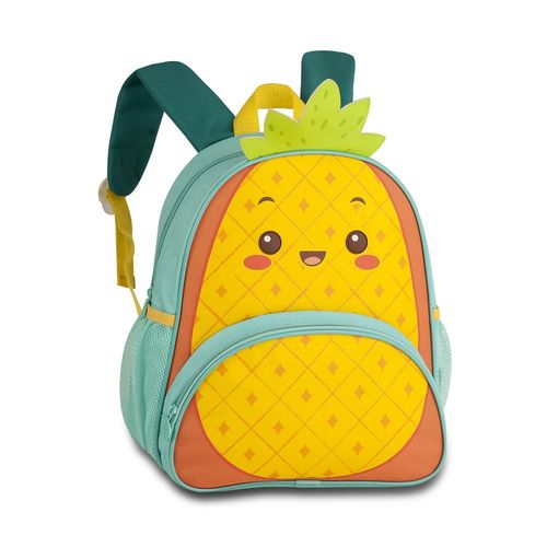 Mochila Infantil Escolar Passeio Costas Abacaxi