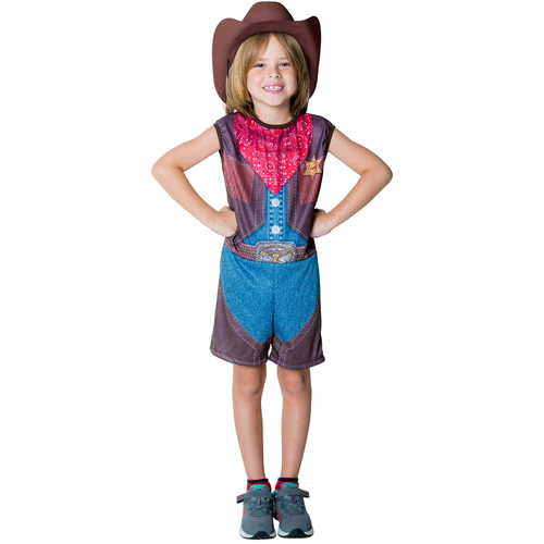 Kit Infantil Fantasia Cowboy com Chapéu - M