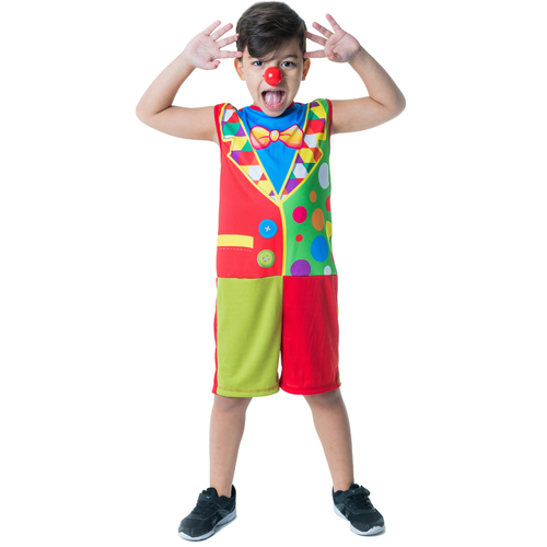 Kit Infantil Fantasia Palhacinho - P