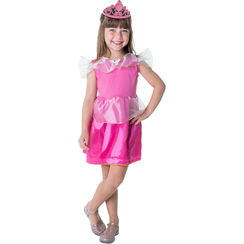 Kit Infantil Fantasia Princesa Rosa - P