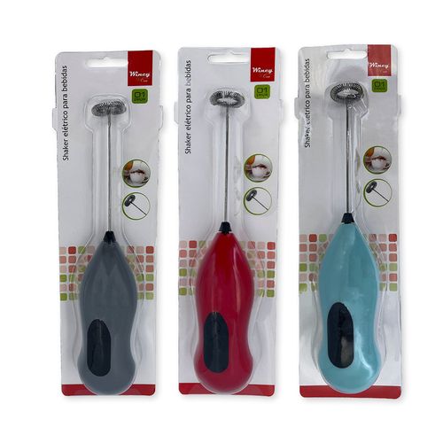 WE DROP - Mini Mixer Misturador Batedor Elétrico Bebida Leite Capuccin Sortido