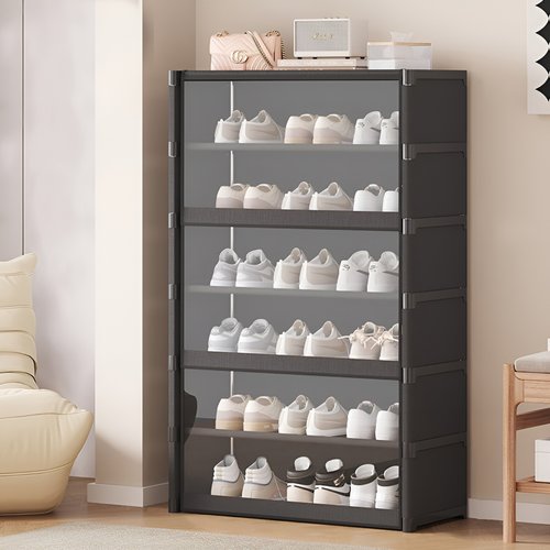 Estante Multiuso 6 Prateleiras - Preta