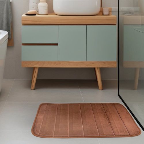 qgluq8sac8-lg.jpg Tapete Soft para Banheiro Antiderrapante 40x60cm - Café