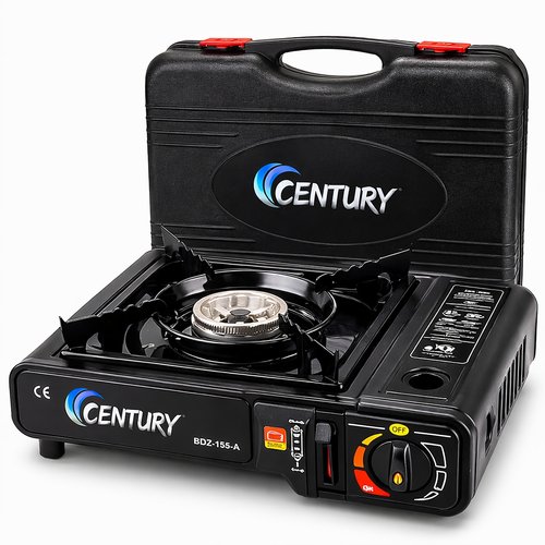 Fogareiro Portátil De Mesa Maleta Para Camping e Cozinha