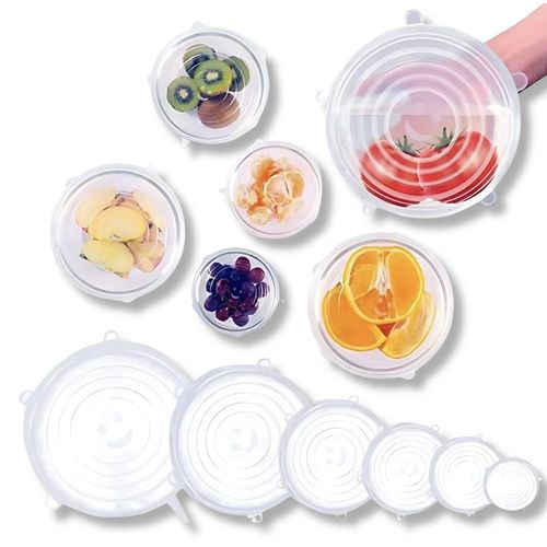 Kit Com 6 Tampas de Silicone