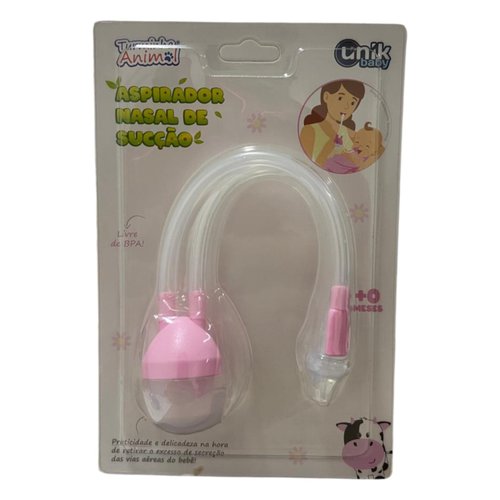 Aspirador Nasal Infantil De Sucção Menina - Rosa