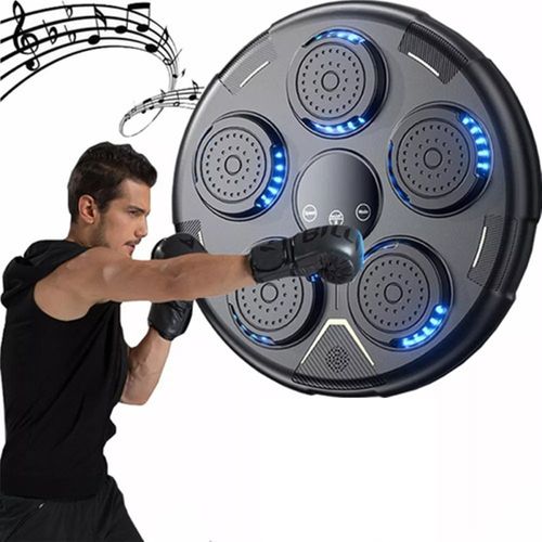 Máquina de Boxe Musical Inteligente - Preta