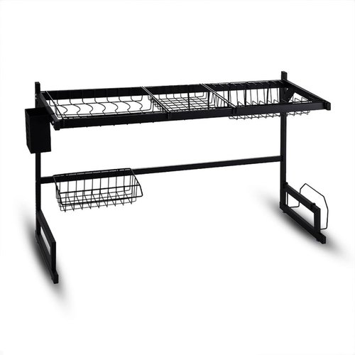 Escorredor de Louças Suspenso para Pia - Preto Fosco