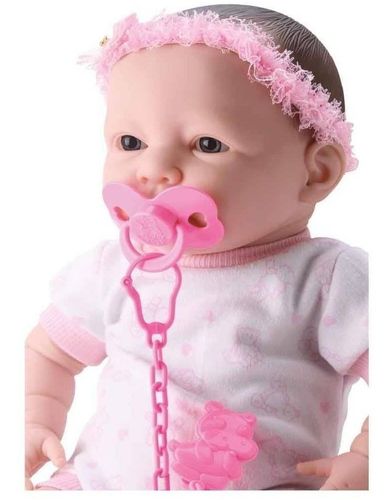 Boneca Bebê Menina Estilo Reborn Faz Xixi Chupeta Newborn