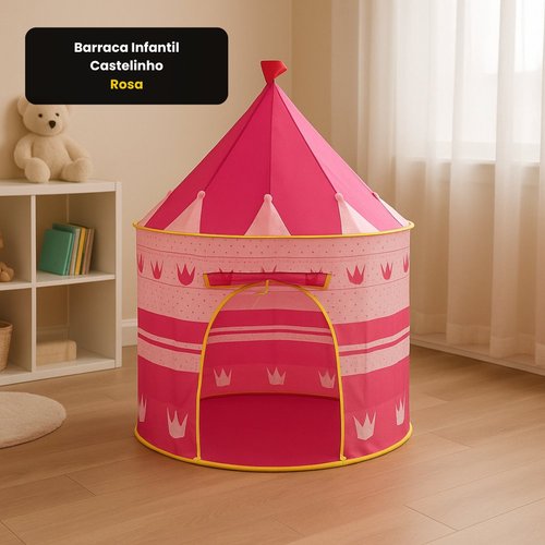 Barraca Infantil Castelinho - Rosa