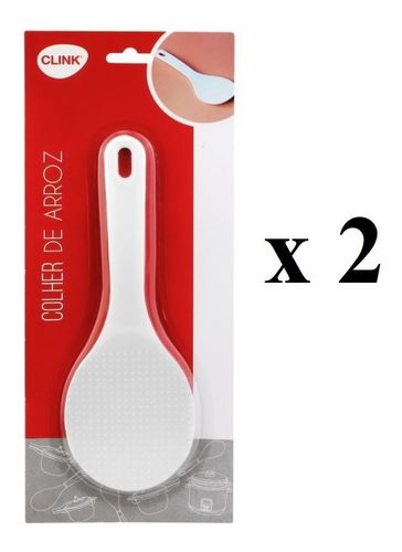 WE DROP - Kit 2 Colher De Arroz Plástico P/ Panela Elétrica Cozinha