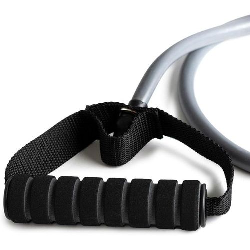 Elástico Extensor Para Braços e Pernas Intensidade Média - Cinza