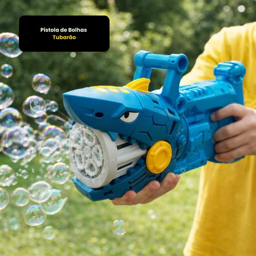 Pistola De Bolhas Tubarão