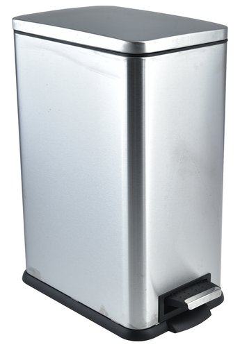 Lixeira Retangular com Pedal 30 Litros - Inox